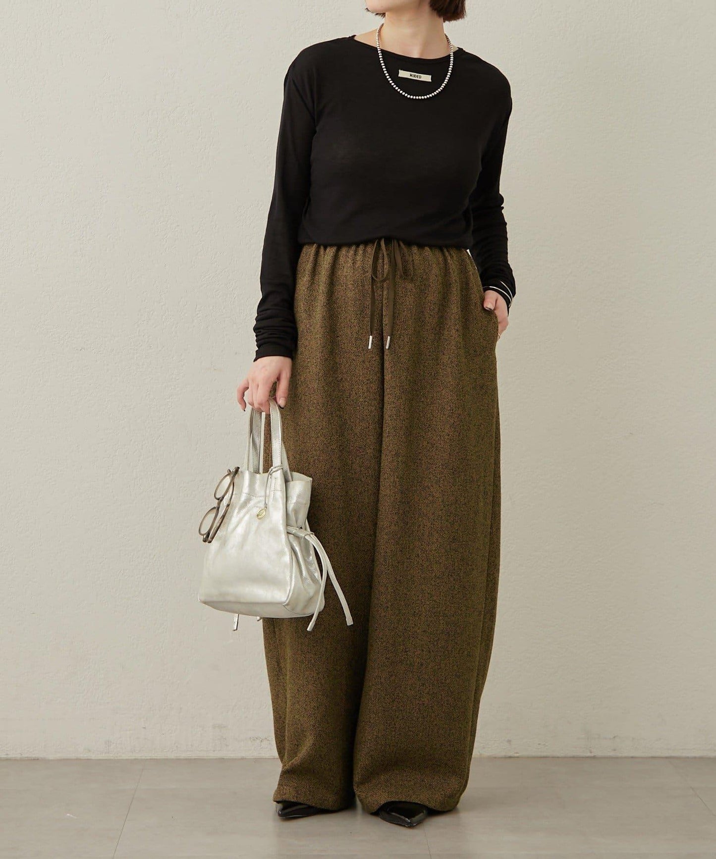 【可搭配套裝穿著◎】粗花呢休閒褲