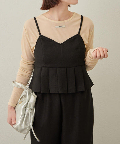 【可成套穿著◎】粗花呢吊帶背心