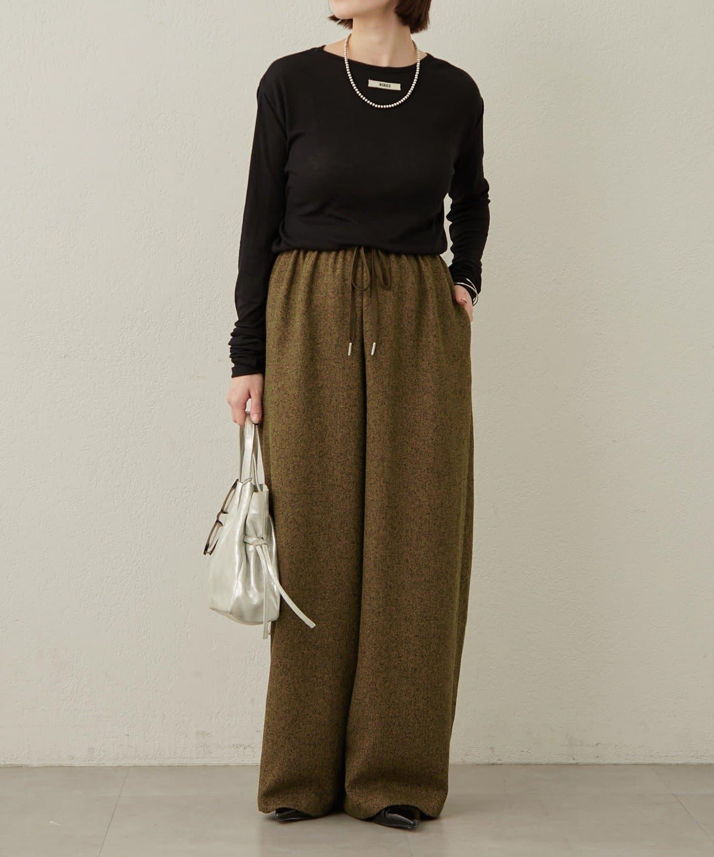 【可搭配套裝穿著◎】粗花呢休閒褲