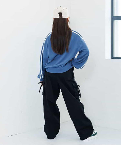 蝴蝶結工裝褲