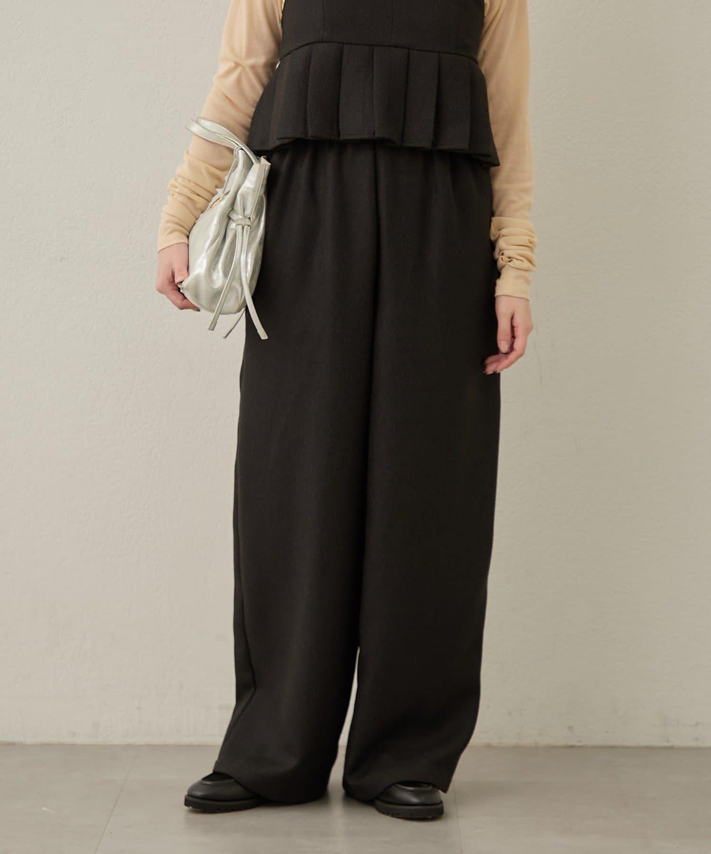 【可搭配套裝穿著◎】粗花呢休閒褲