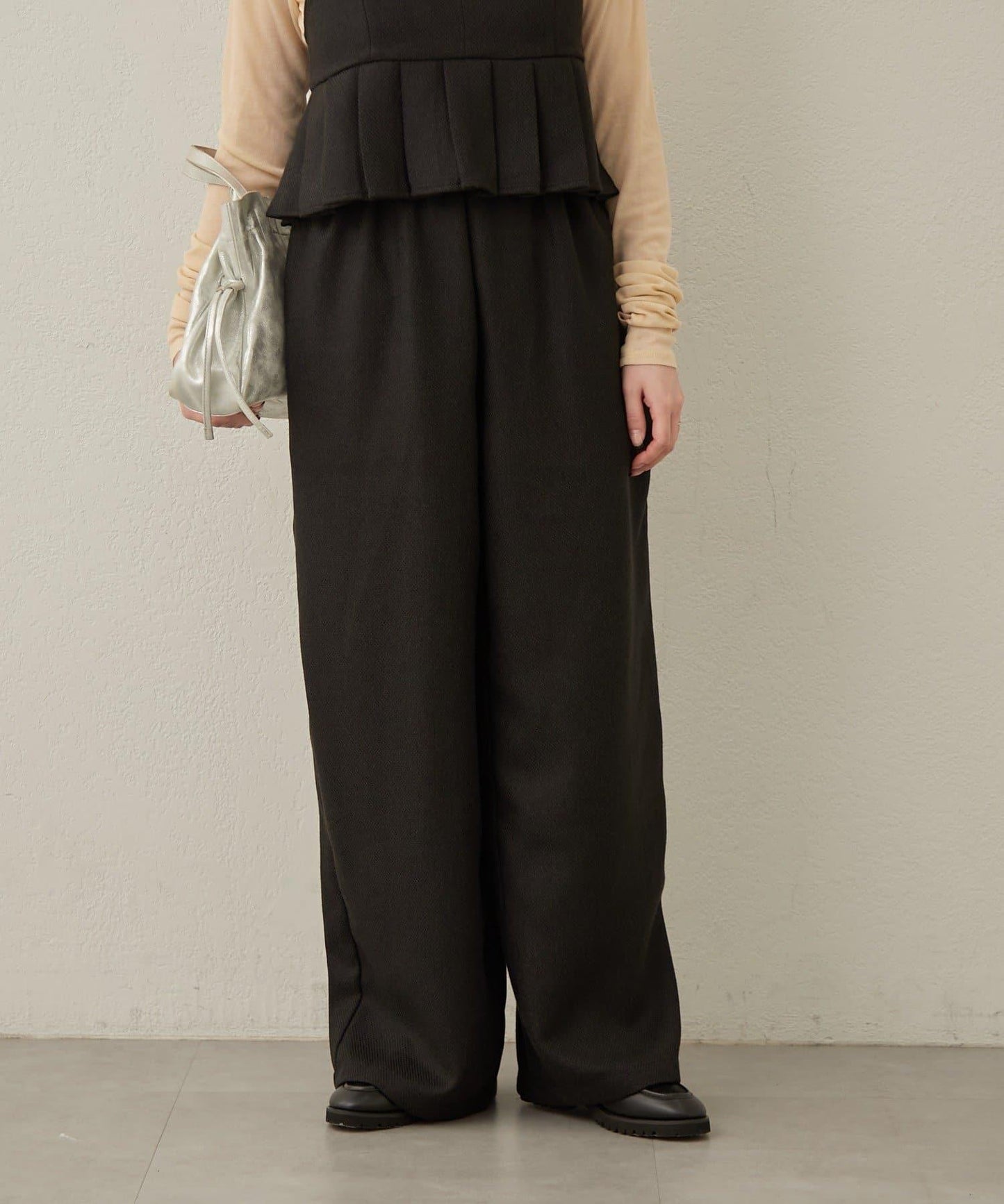 【可搭配套裝穿著◎】粗花呢休閒褲