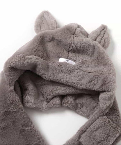 帶天使食物造型的頸部保暖圍脖