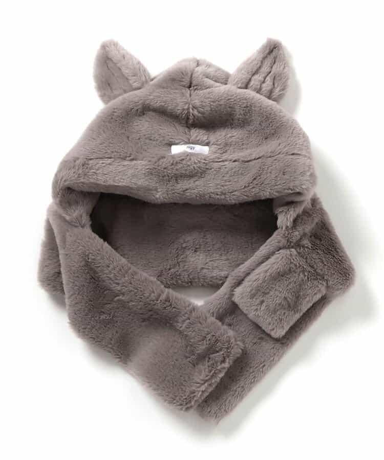 帶天使食物造型的頸部保暖圍脖