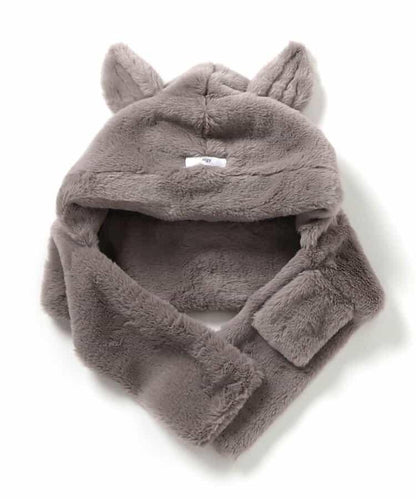 帶天使食物造型的頸部保暖圍脖