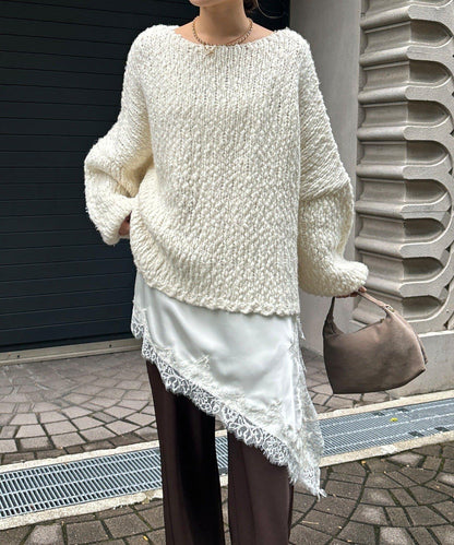 不對稱蕾絲吊帶