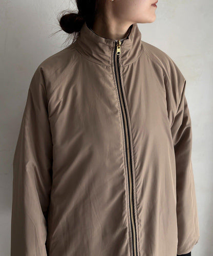 菱格絎縫雙面穿大衣