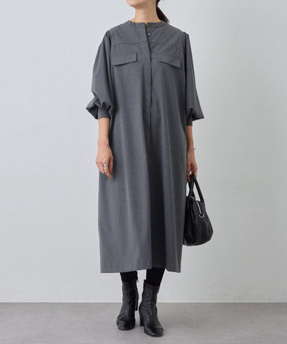 長款襯衫連衣裙