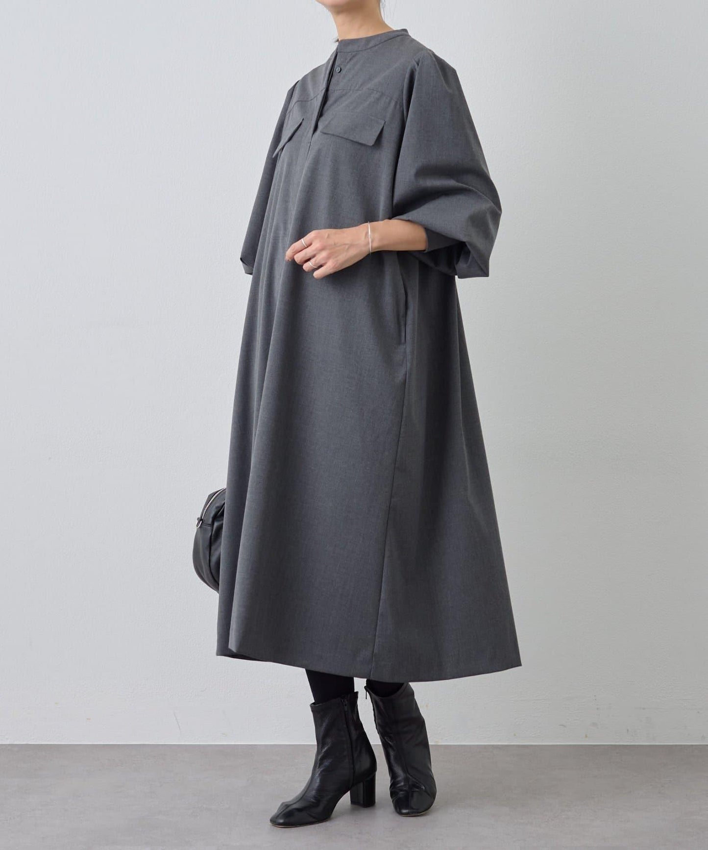 長款襯衫連衣裙