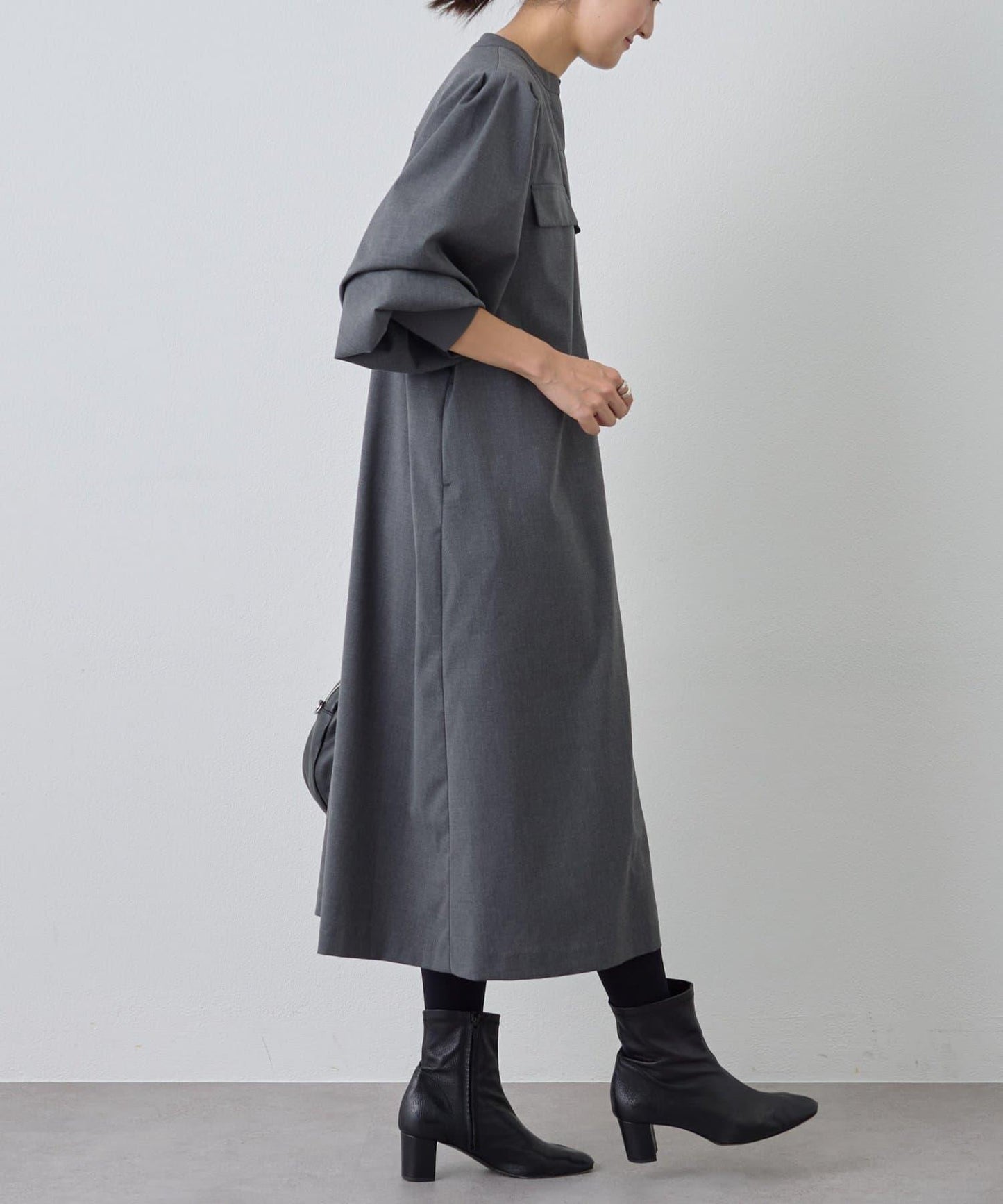 長款襯衫連衣裙