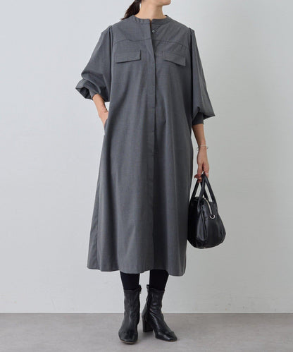 長款襯衫連衣裙