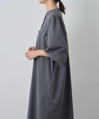 長款襯衫連衣裙