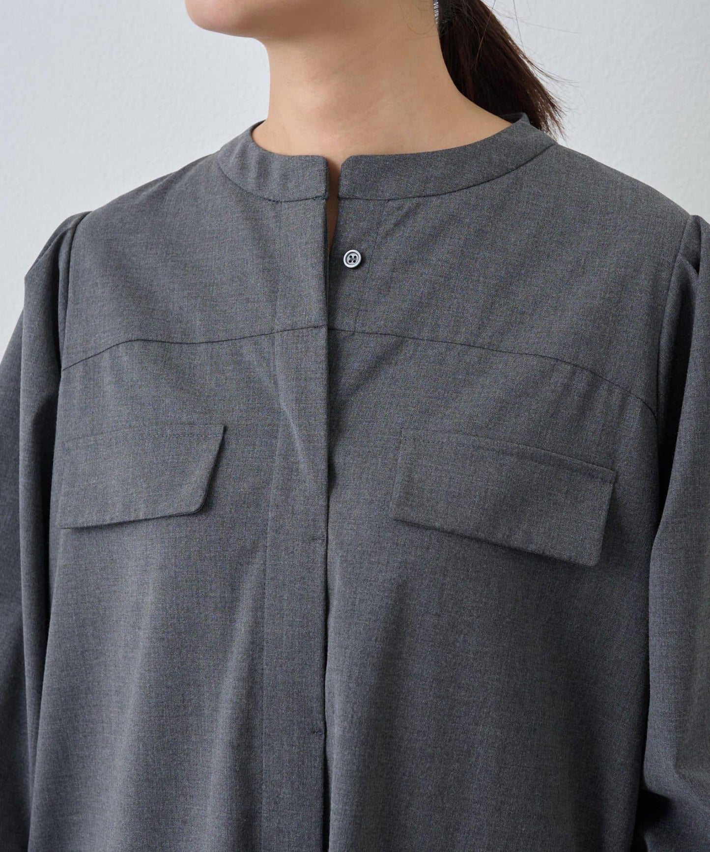 長款襯衫連衣裙