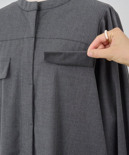 長款襯衫連衣裙