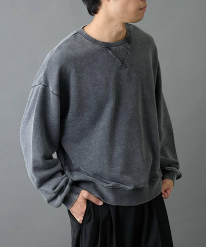 磨砂工藝圓領衛衣