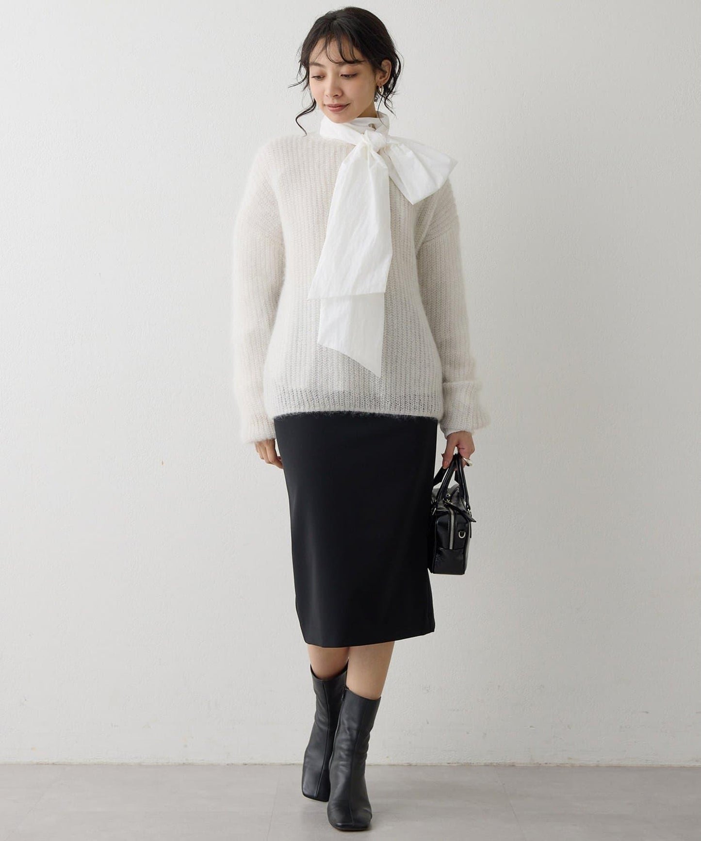 亮片毛線針織套頭衫