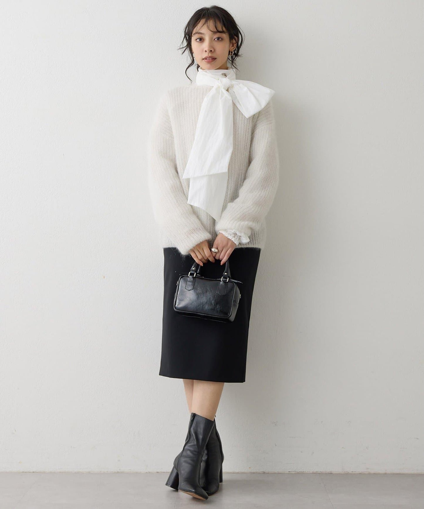 亮片毛線針織套頭衫