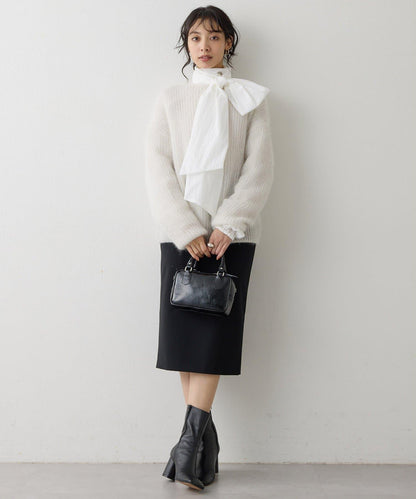 亮片毛線針織套頭衫