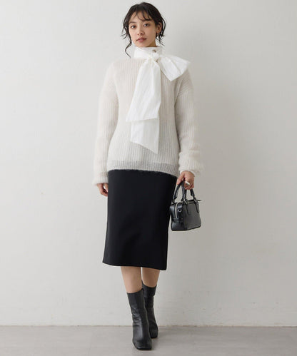 亮片毛線針織套頭衫