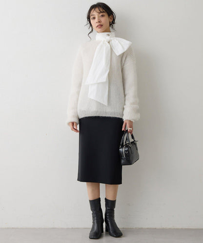 亮片毛線針織套頭衫