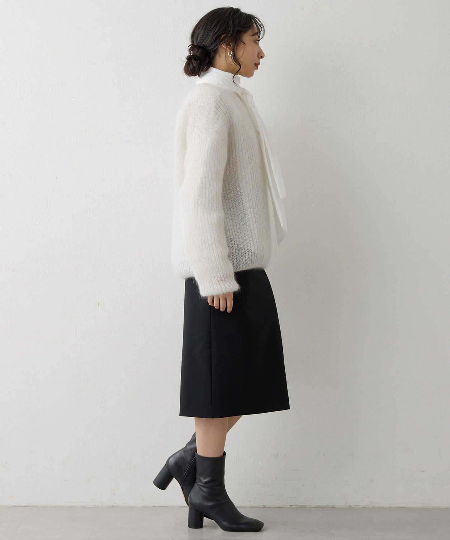 亮片毛線針織套頭衫