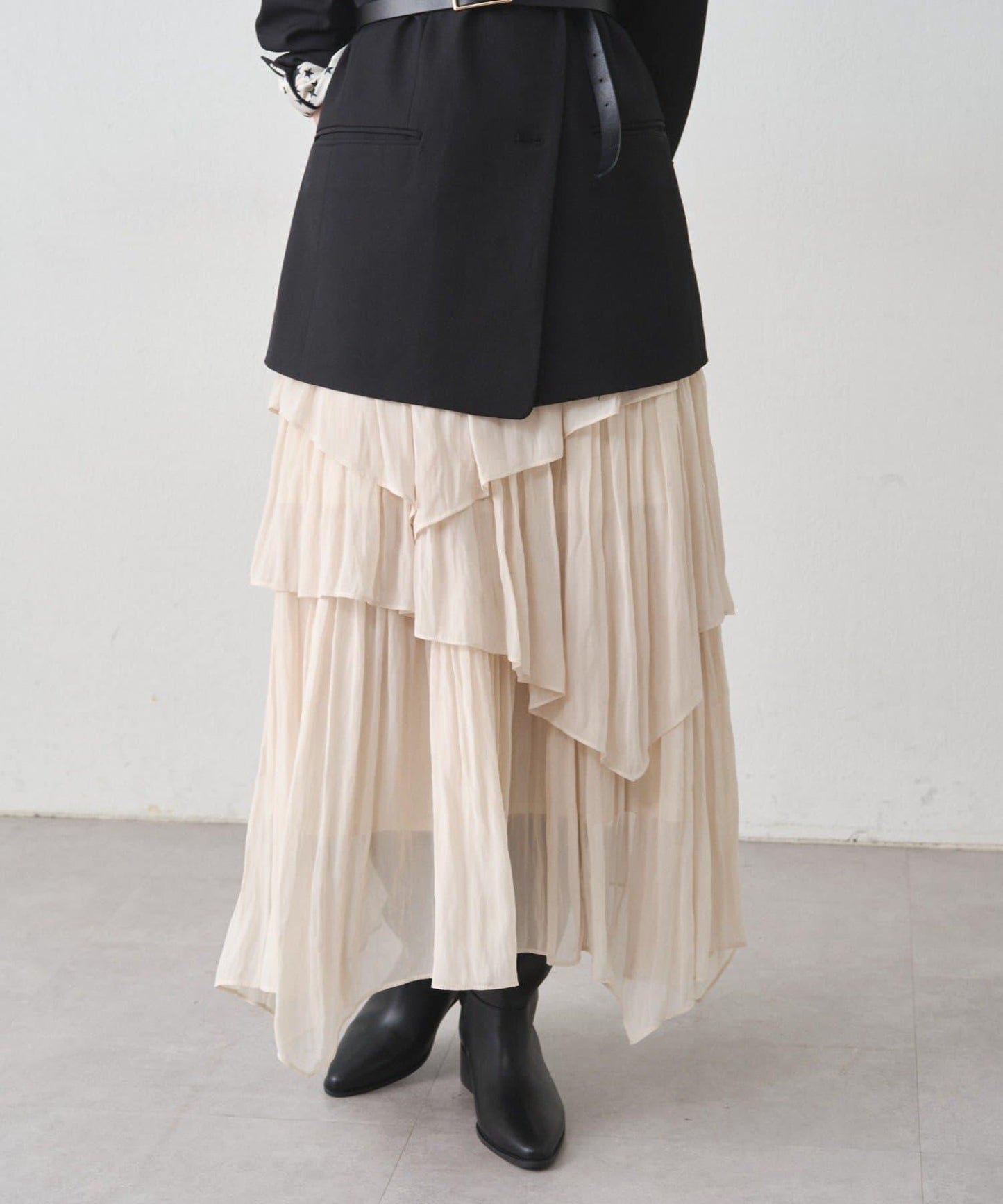 不規則層疊半身裙