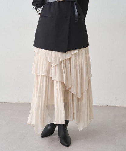 不規則層疊半身裙