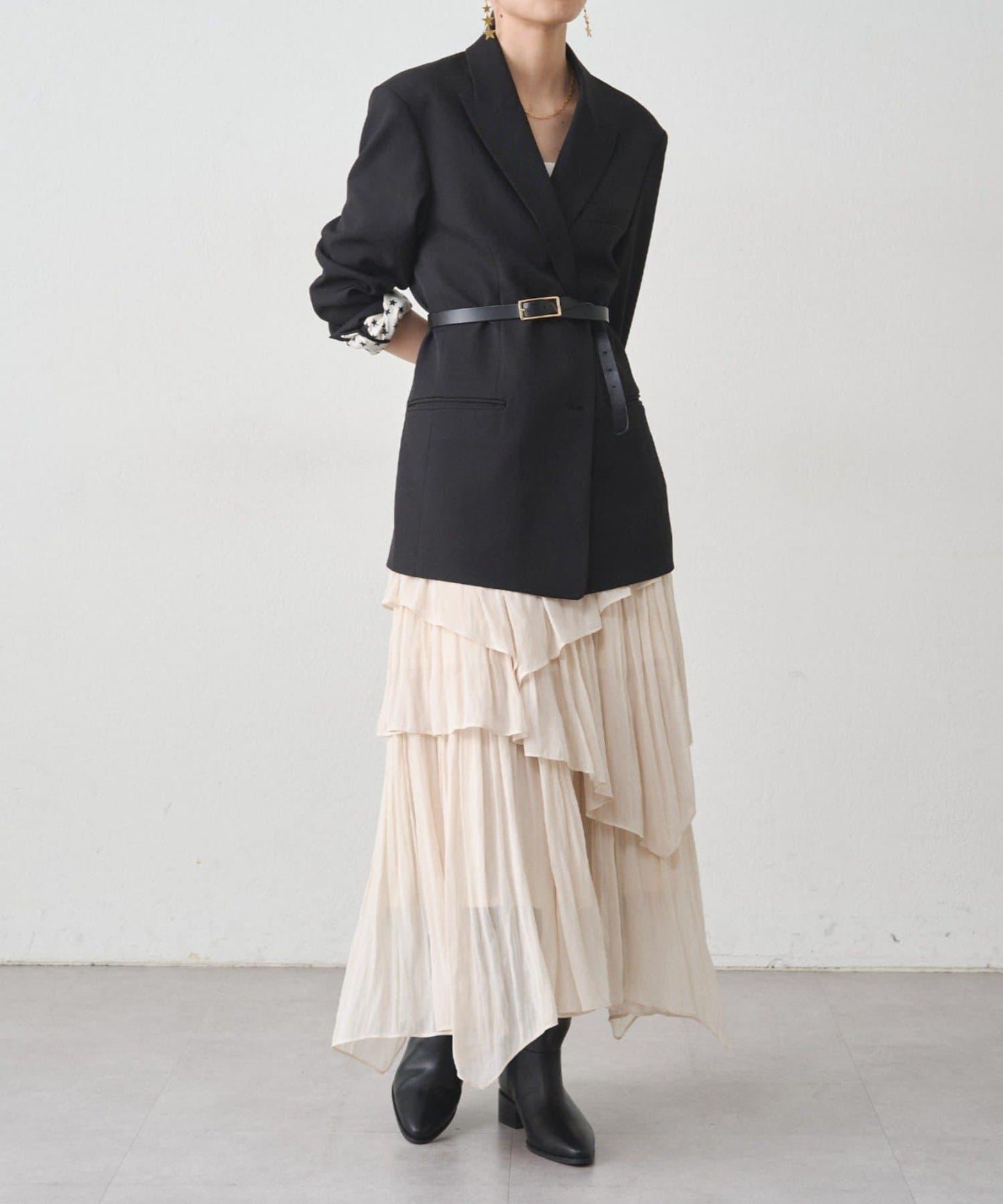 不規則層疊半身裙