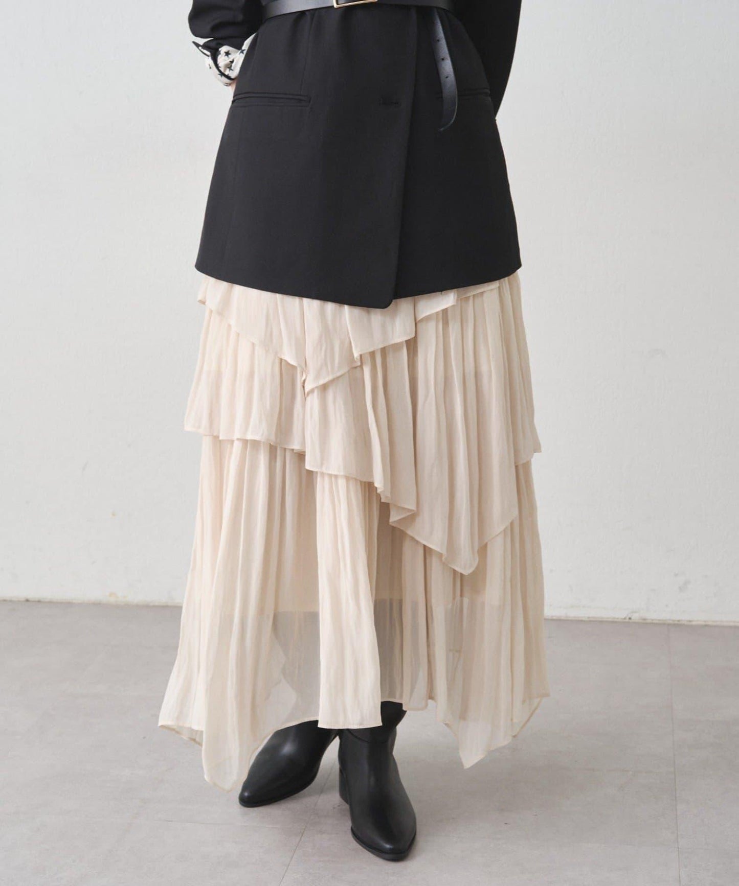 不規則層疊半身裙