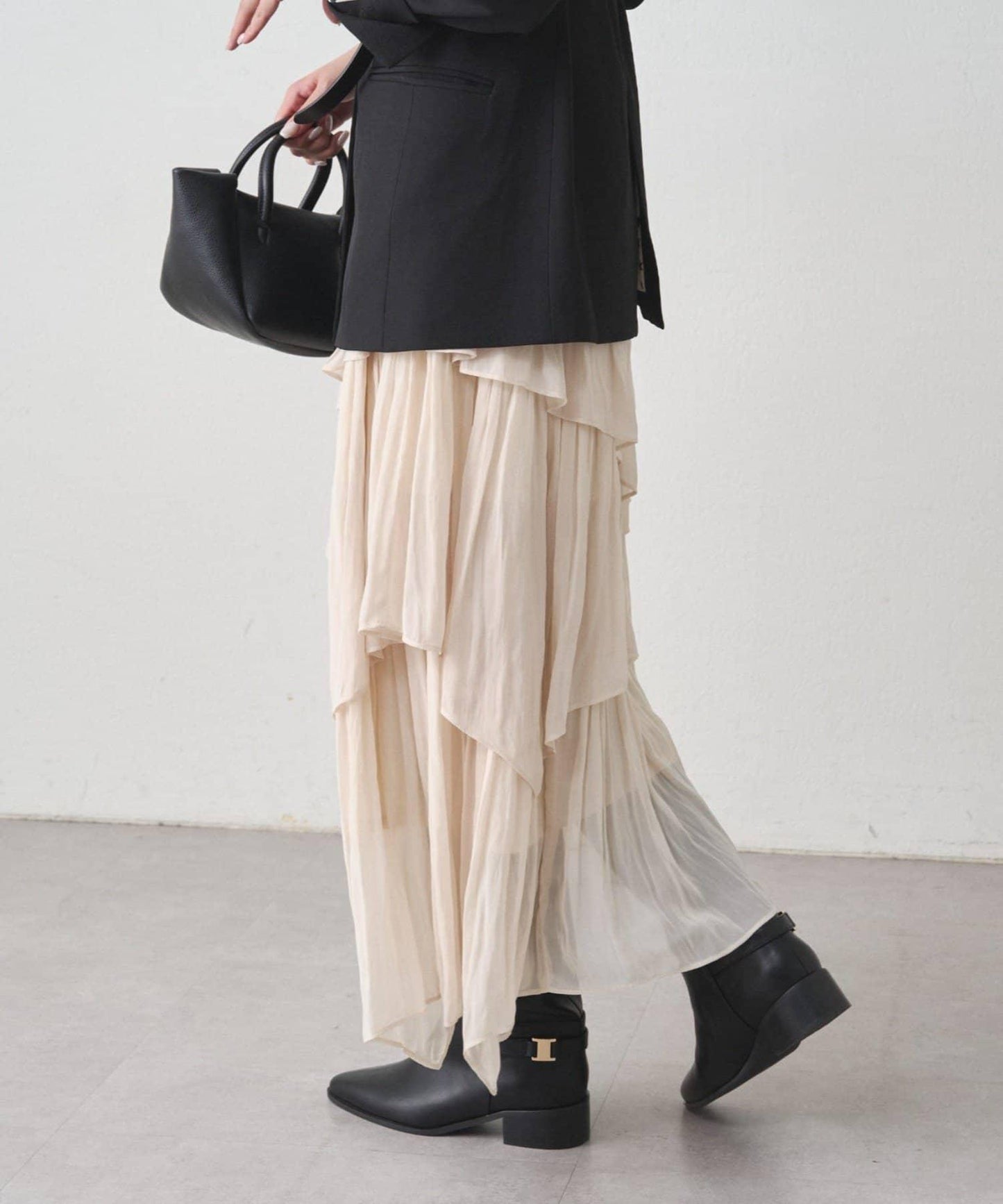 不規則層疊半身裙