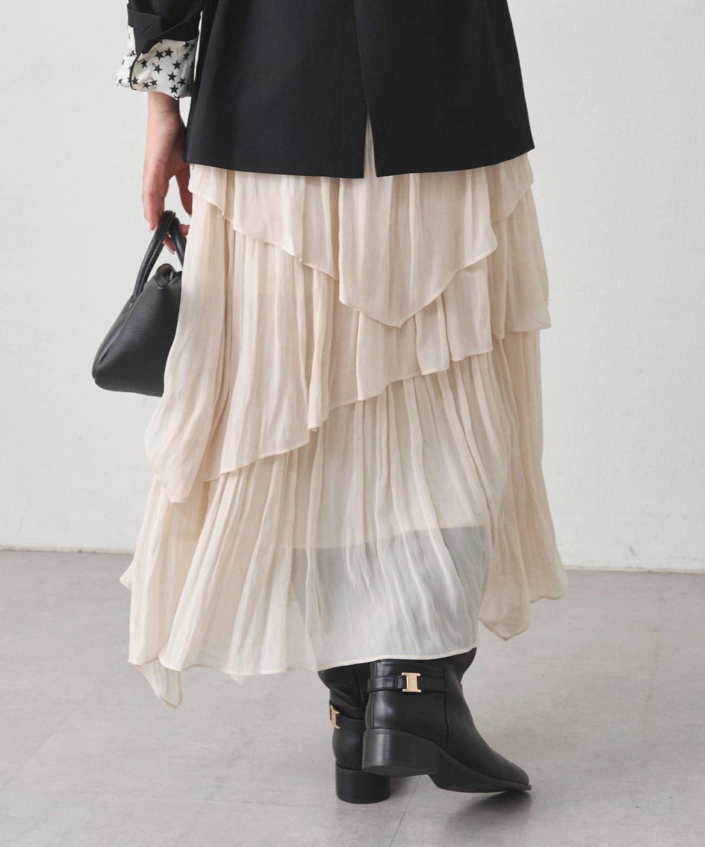 不規則層疊半身裙