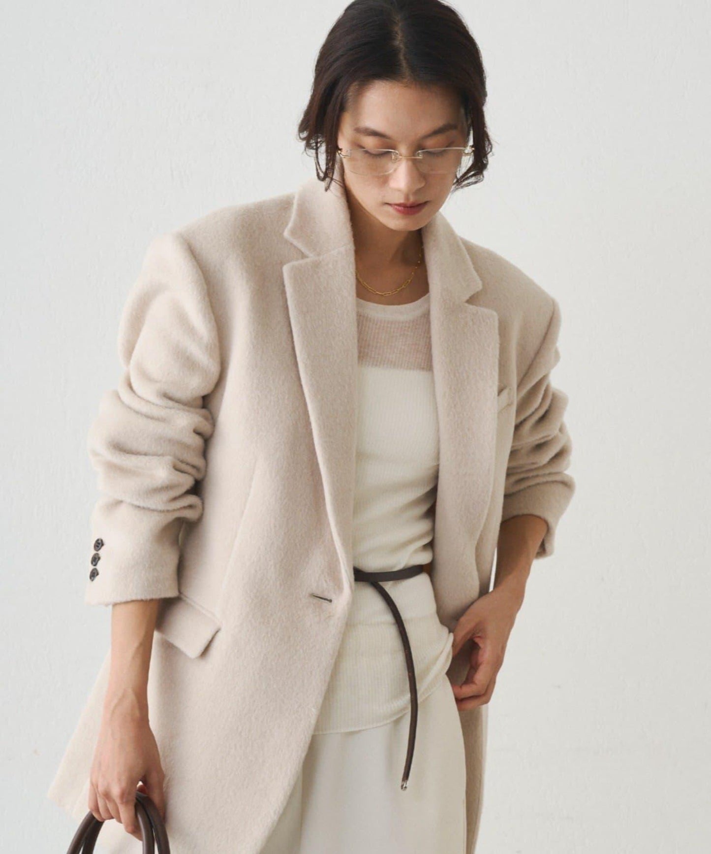 透視針織套頭衫