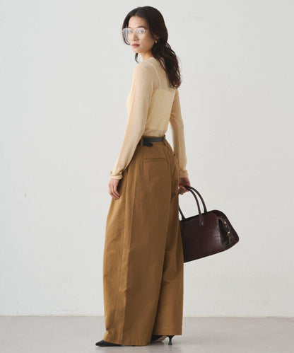 透視針織套頭衫