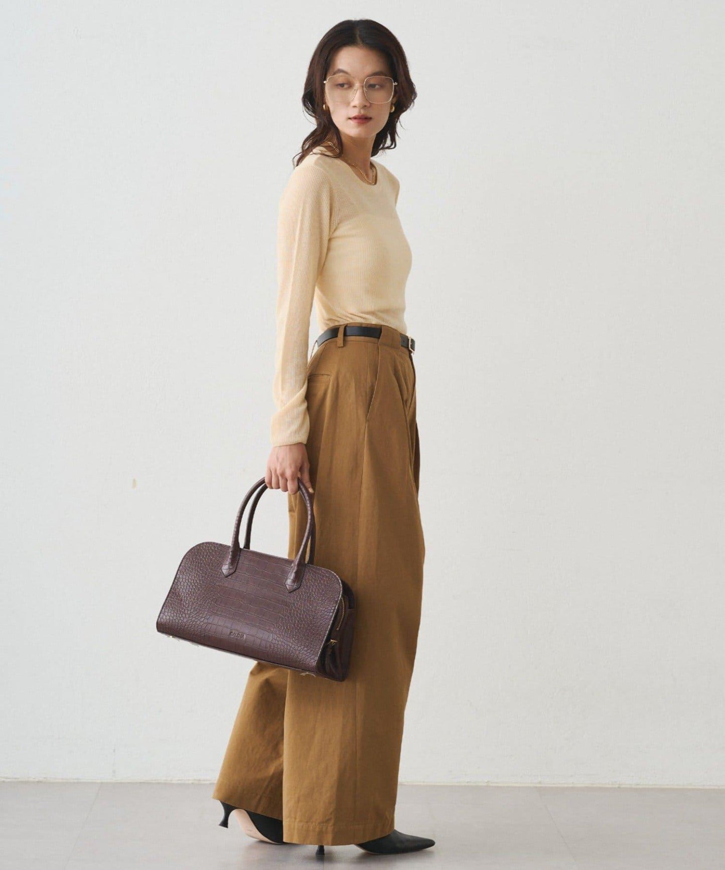 透視針織套頭衫