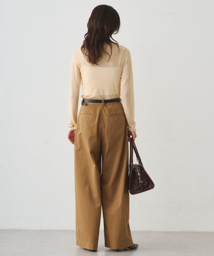 透視針織套頭衫