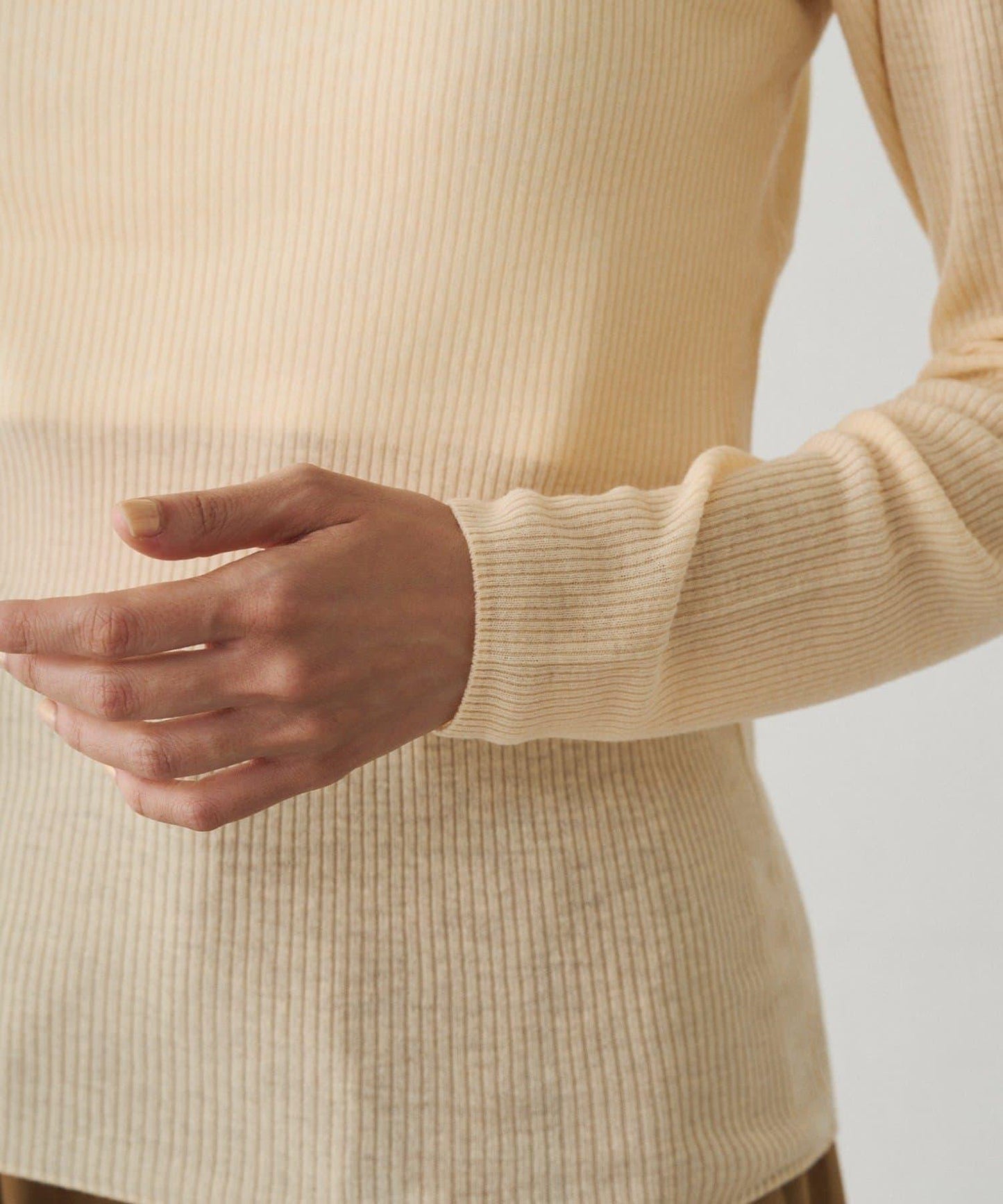 透視針織套頭衫