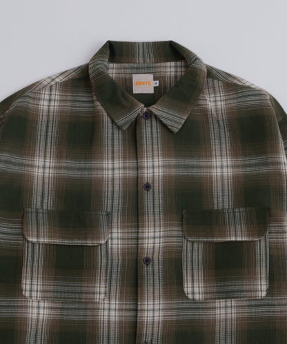 KOOKYN格紋 waffle 襯衫