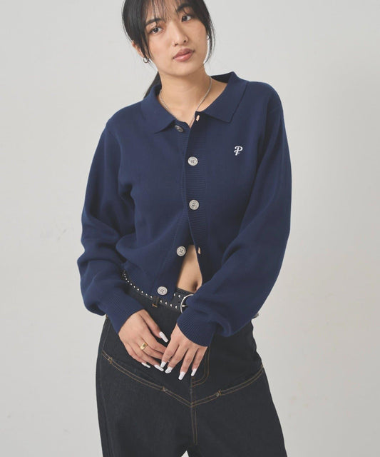 【EC限定色可選】帶領針織開衫