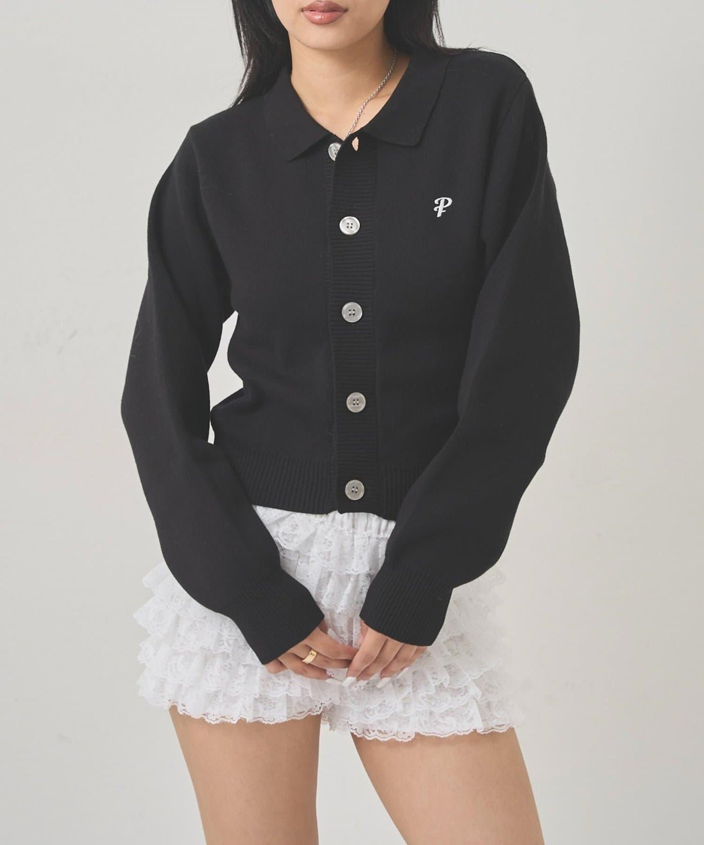 【EC限定色可選】帶領針織開衫