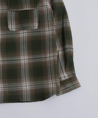 KOOKYN格紋 waffle 襯衫