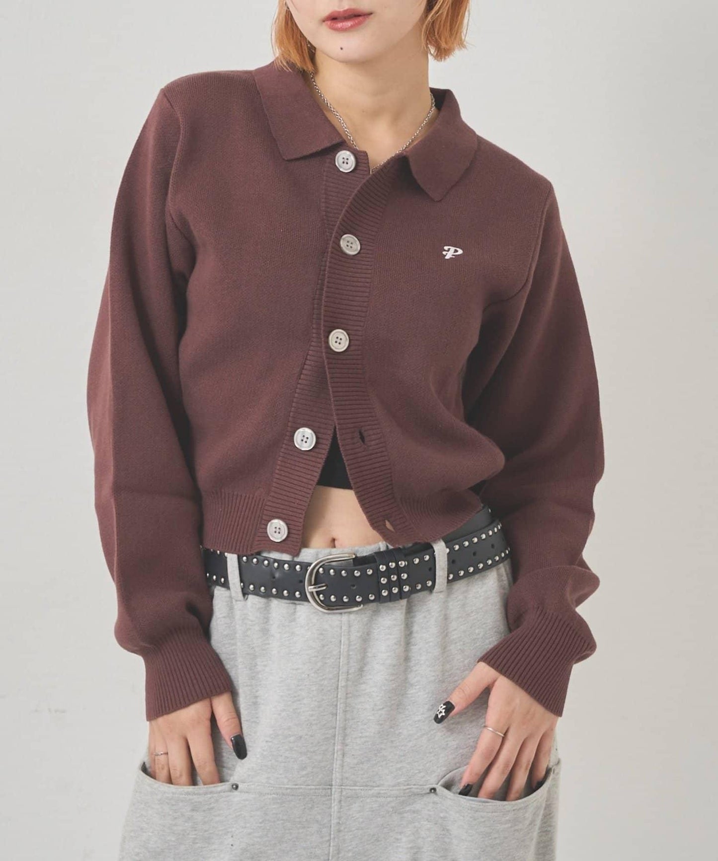 【EC限定色可選】帶領針織開衫