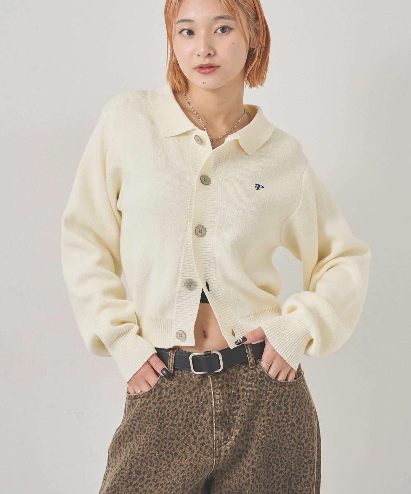 【EC限定色可選】帶領針織開衫