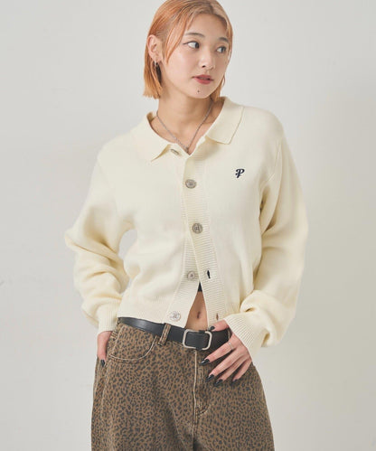 【EC限定色可選】帶領針織開衫