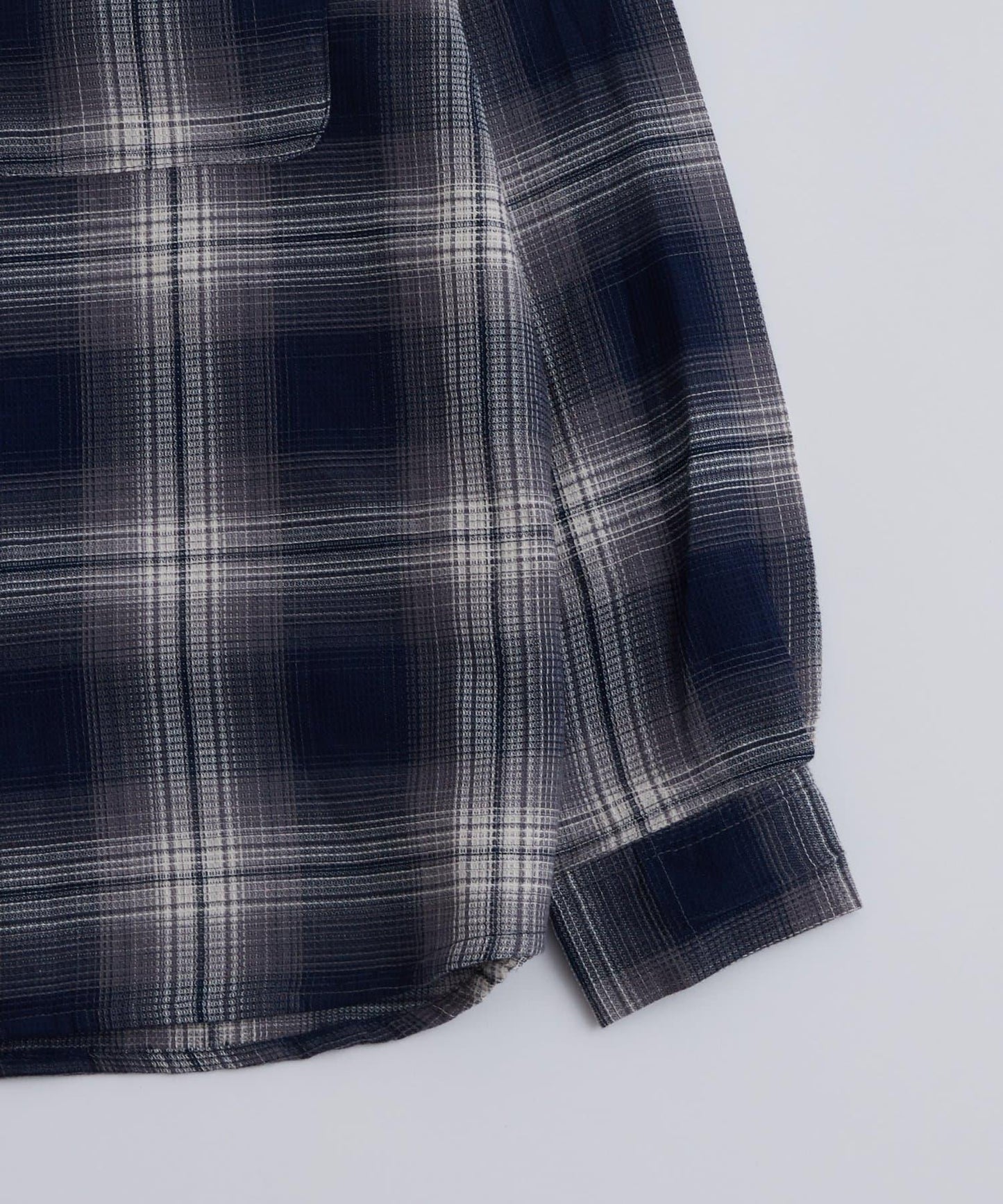 KOOKYN格紋 waffle 襯衫