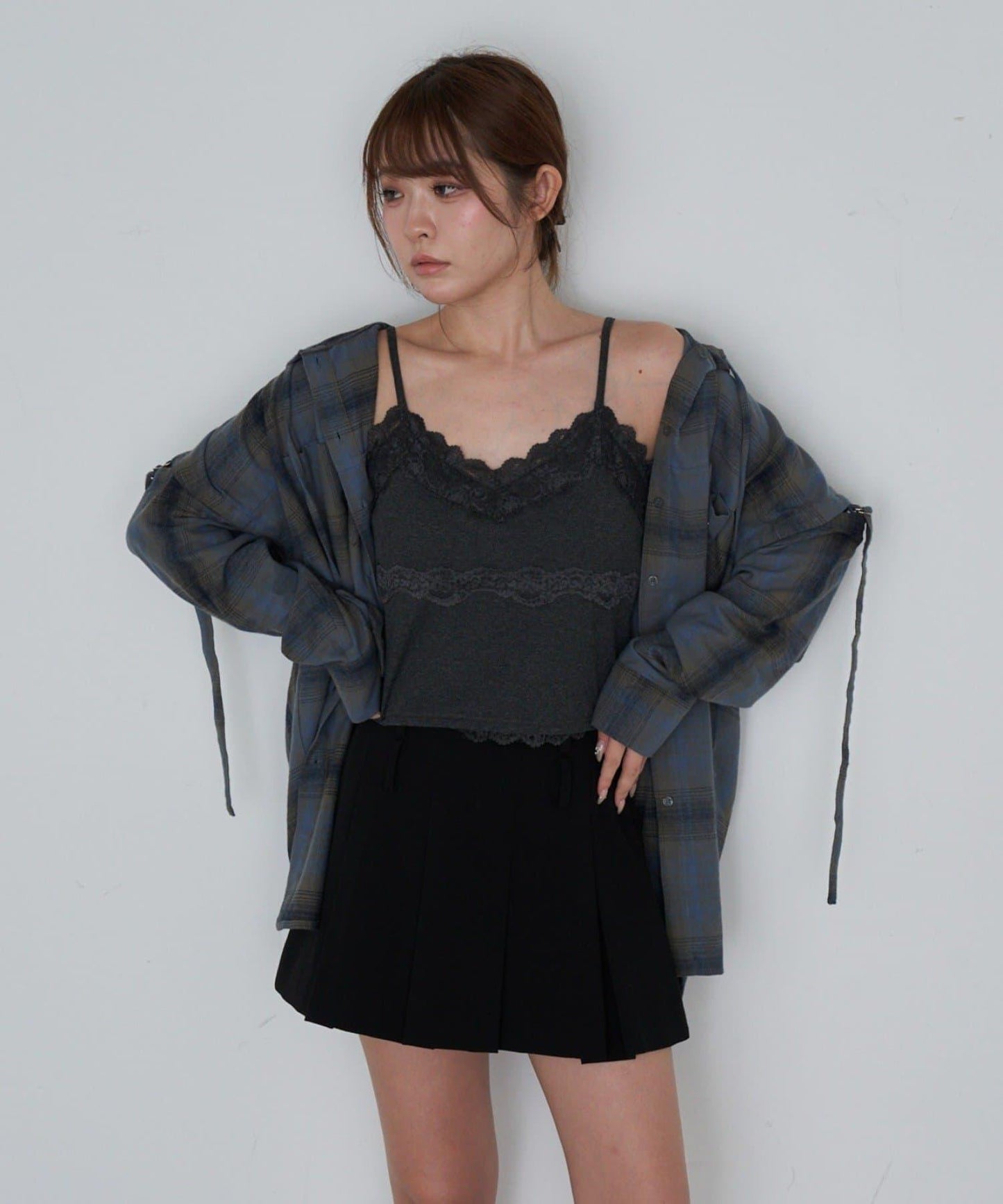 帶胸墊蕾絲吊帶背心