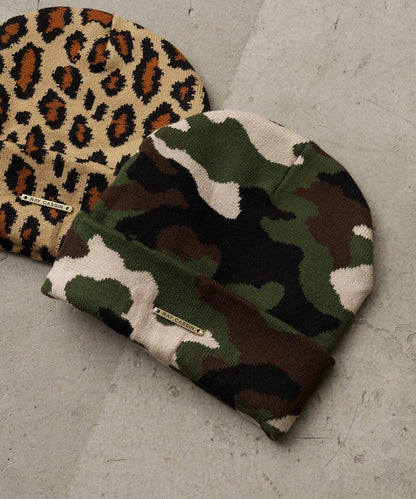 迷彩針織帽