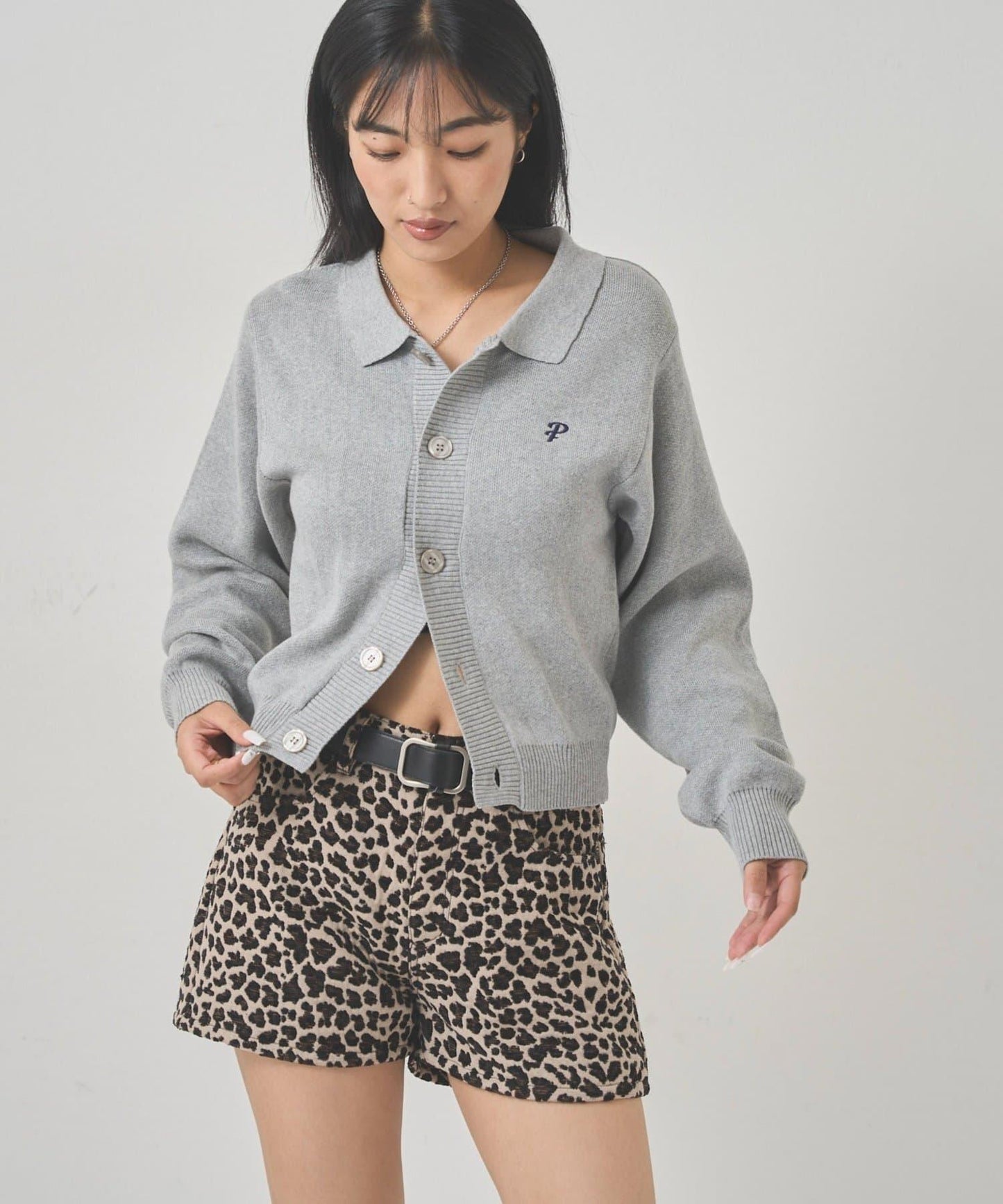 【EC限定色可選】帶領針織開衫