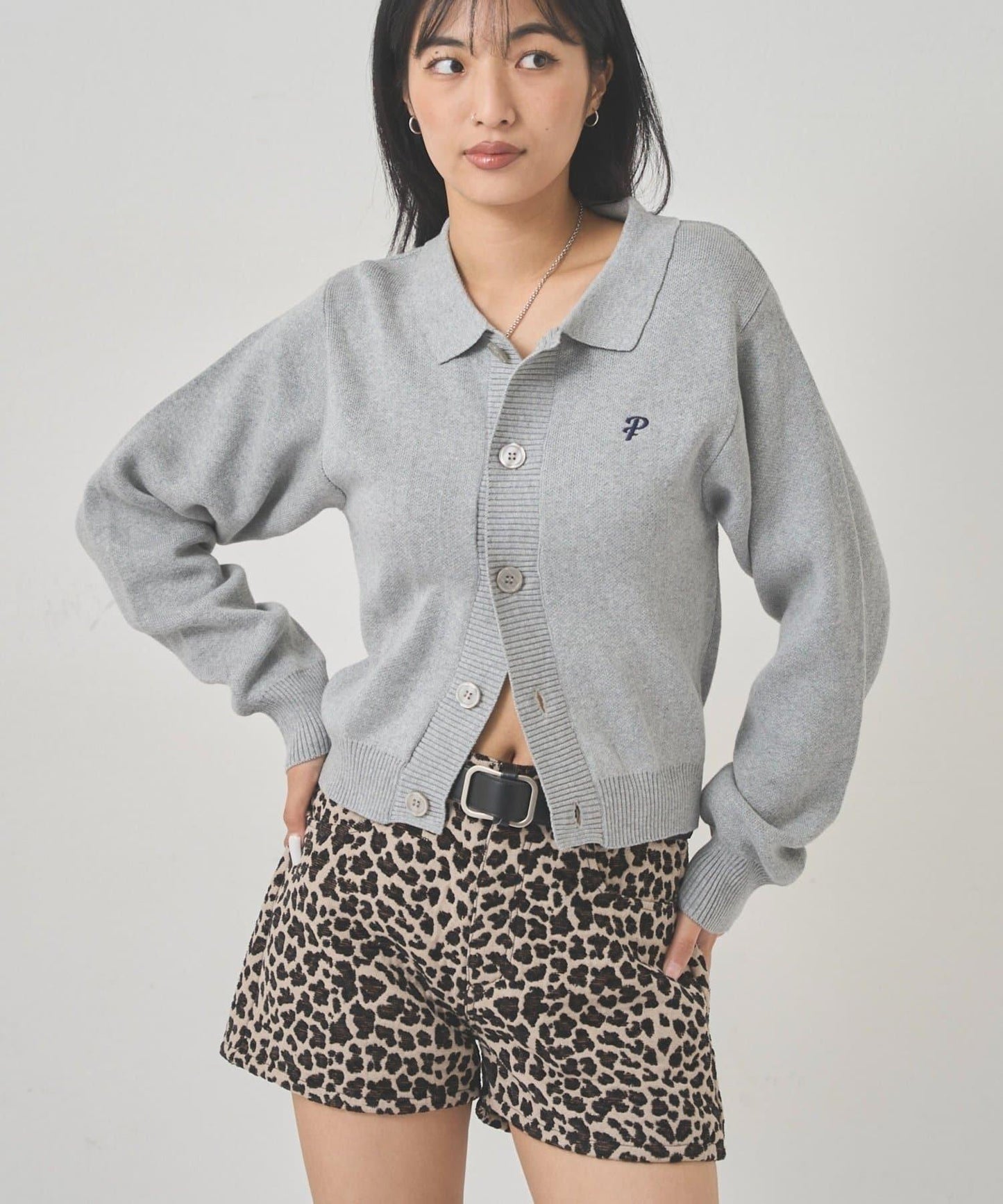 【EC限定色可選】帶領針織開衫