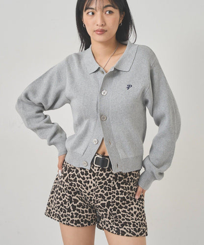 【EC限定色可選】帶領針織開衫