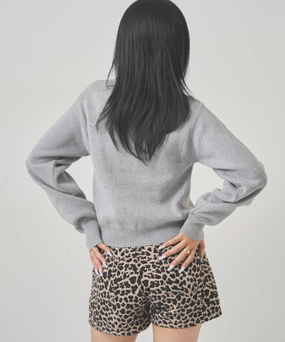 【EC限定色可選】帶領針織開衫